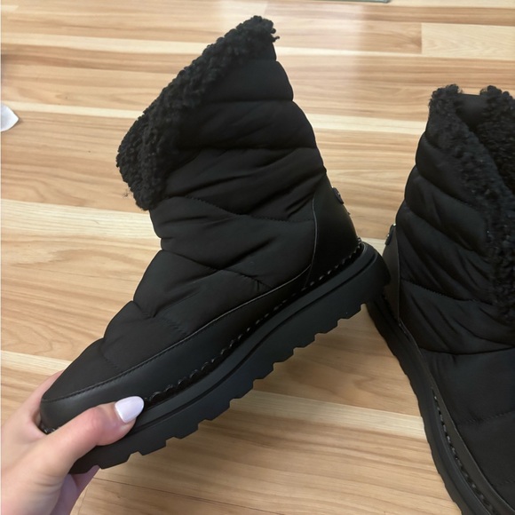 Sam Edelman Faux Fur Lined Insulated Ozie Boot in Black Size 8 New - Picture 10 of 12